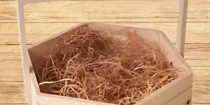 Wooden Basket with Handle