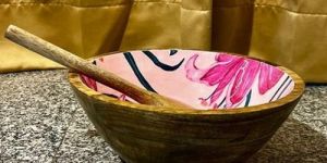 Wooden Epoxy Deep Bowl
