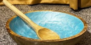 Wooden Epoxy Salad Bowl