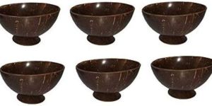 Matte Finish Coconut Shell Bowl