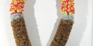 Vetiver with Plastic Flower Garland