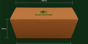 1200ml Brown Paper Disposable Lunch Box