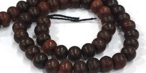 Real Ebony Black Wood Beads