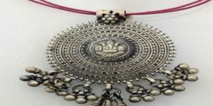 Sterling Silver Antique Temple Pendant