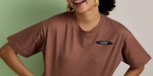 Ladies Brown Crop Top