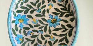 Pottery Oval Tray