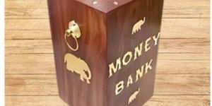 Wooden Money Bank