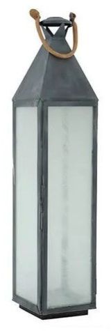 Antique Metal Bottle Shaped Hanging Lantern