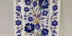 Marble Stone Inlay Serving Tray