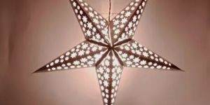 White Tissue Star Paper Lantern