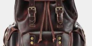 AB06 Anfaal Executive Leather Laptop Backpack