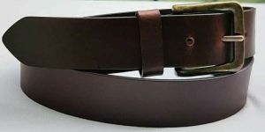 AI/008 Antique Brass Charm Tan Belt