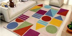 Woolen Printed Floor Rug