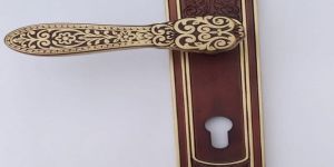 Brown Brass Mortise Lock Door Handle