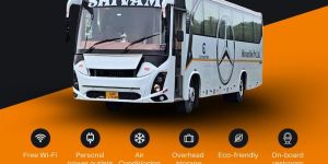 56 seat ac pack glass passenger bus