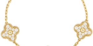 Floral Harmony Lab Grown Diamond Wedding Bracelet in 18K Yellow Gold