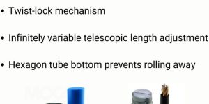 Round Telescopic Plastic Tool Box