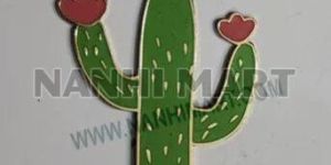 Brass Cactus Keychain