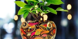 Decorative Iron Planter POT