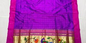 Handloom Pure Silk Single Muniya Paithani Saree