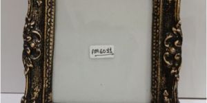 Vintage Black and Gold Ornate Square Photo Frame