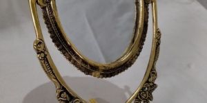 Vintage Ornate Oval Vanity Mirror