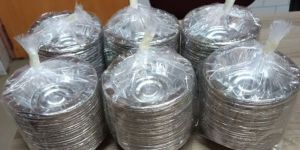 Silver Round Paper Dona