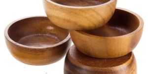 Acacia Round Wooden Bowl