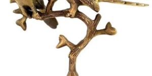 Brass Decorative Love Birds On Tree