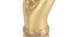 Brass Hand Shape Decorative Pen Stand