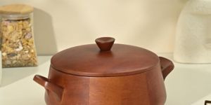 Handcrafted Wooden Handi Roti Box