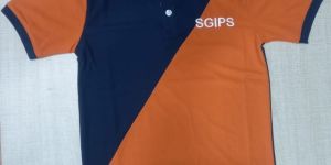 Poly Cotton Polo Neck Boys School Uniform T Shirt