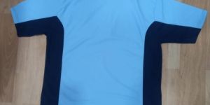 Poly Cotton Sky Blue School Uniform T Shirt
