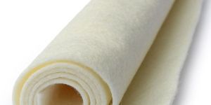 5mm White Woollen Felt Sheet