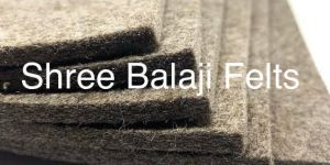 Grey Pressed Wool Felt Sheets