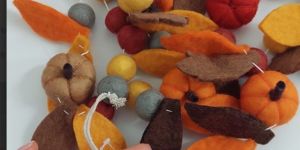 Colorful Wool Felt Wall Hangings