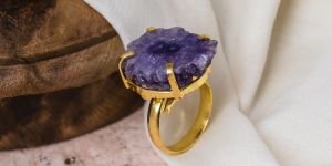 Gemstone Adjustable Ring