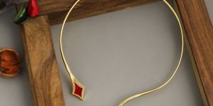 Pearl Gold Plated Brass Necklace