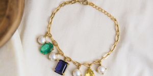 Stone Pearl Bracelet