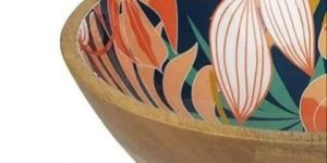 Mango Wood Salad Bowl