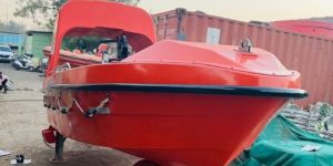 Red Marine Speed Boat
