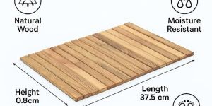 Teak Wood Flexible Table Top Placemat