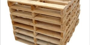 Hardwood Industrial Pallet Stack