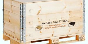 Reusable and Collapsible Wooden Pallet Crate