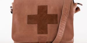 Brown Ladies Leather Sling Bag