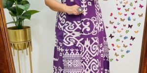 Ladies Easy Elegance Cotton A Line Kurti Set