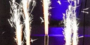 Fire Sparkle Party Candle