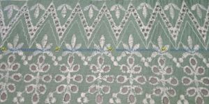 Designer Cotton Embroidered Fabric