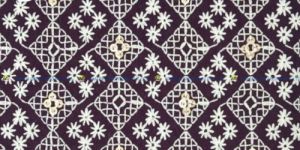 Rayon Sequence Schiffli Embroidery Fabric