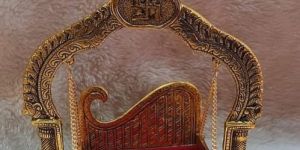 5x12x13 Inch Aluminium Golden Jhula